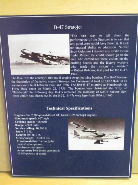 PAFB Museum B47 explained