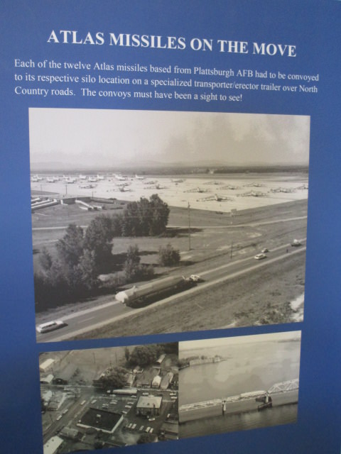 PAFB Museum plattsburg air base atlas missle being moved to site