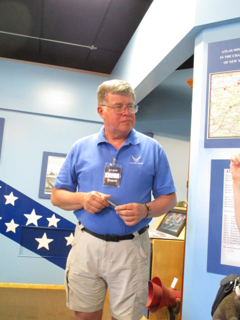 PAFB Museum plattsburg air base Colonel Frank last flew the FB 111 display