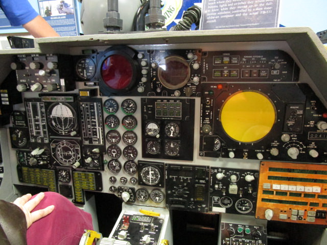 PAFB Museum plattsburg air base F111 B initial trainer cockpit view