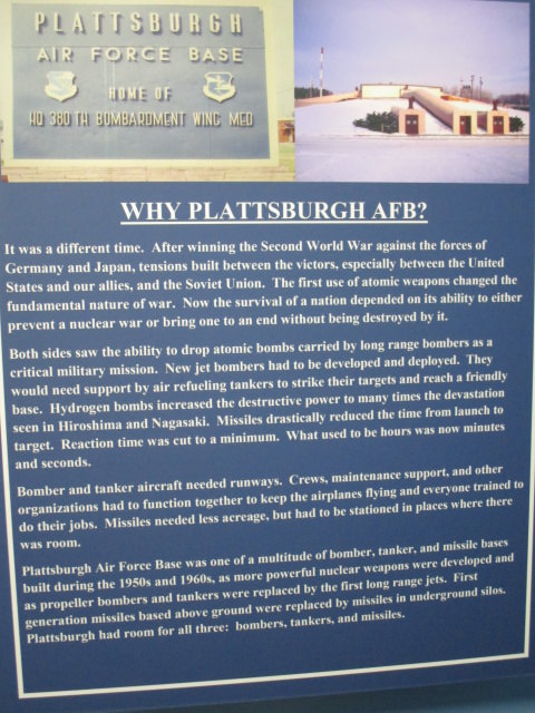 PAFB Museum plattsburg air base why how came to be