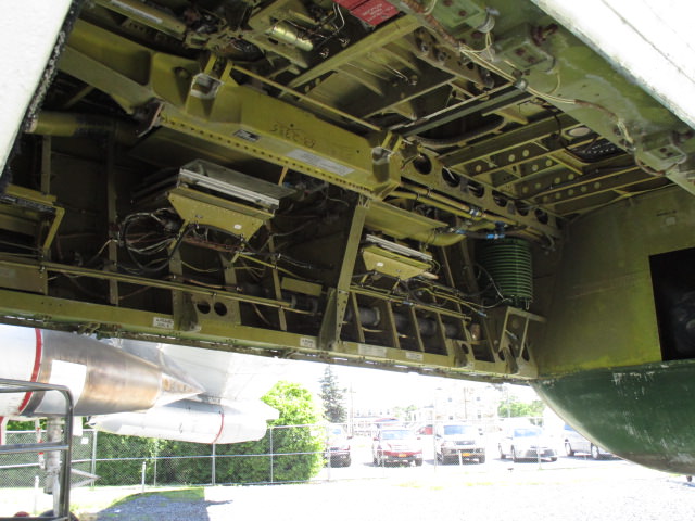 plattsburgh air force museum work on B47 bomb bay