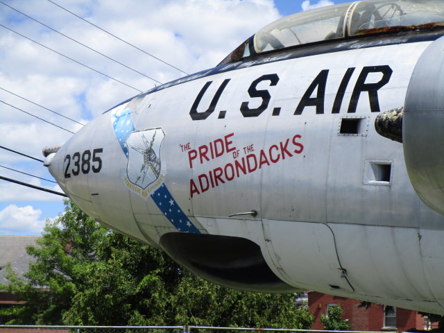plattsburgh air force museum work on b47 name on side