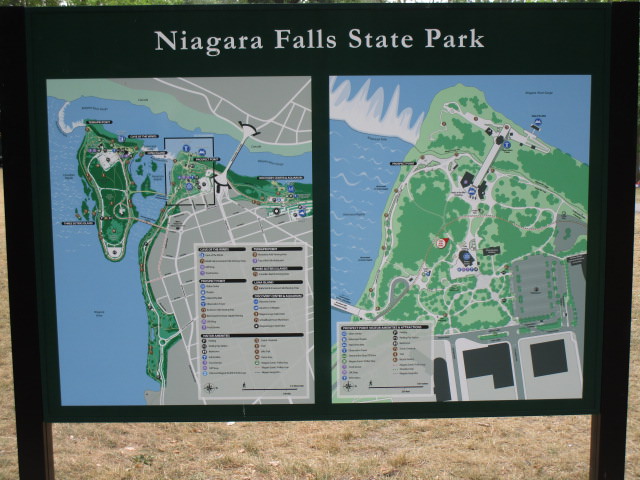 poster showing niagara falls state park