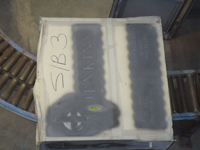 Rock of Ages production floor overall 5 stencil work