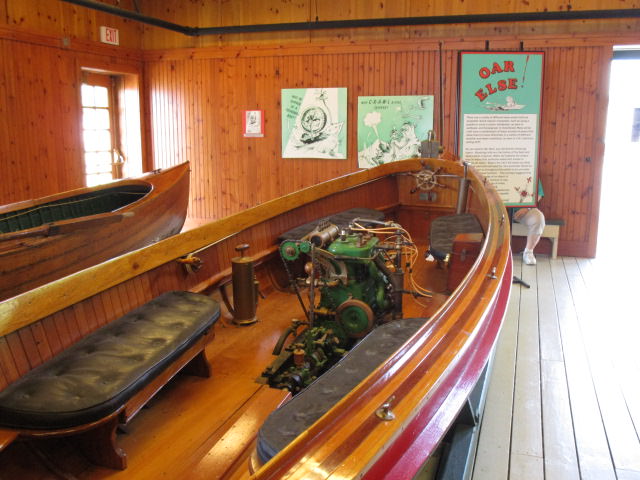 small craft building another section fawn inside looking forward