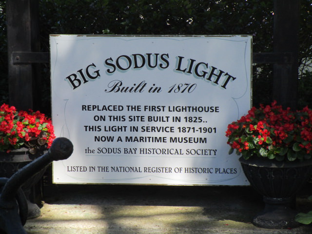 sodus sign close up