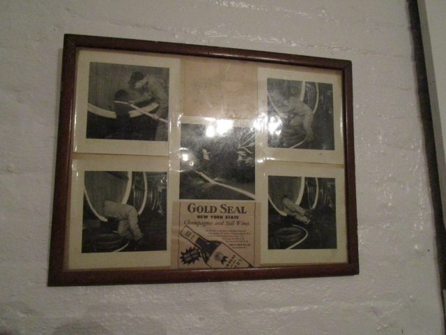 climbing in a barrel to clen it