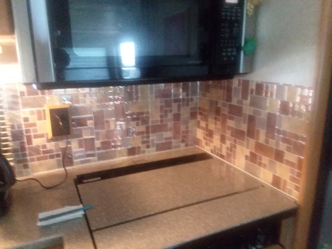 Finished Backsplash