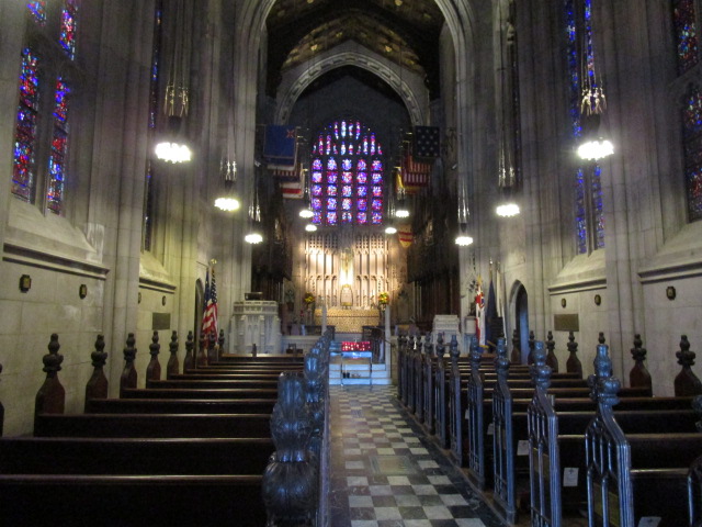 Memorial Chapel inside one