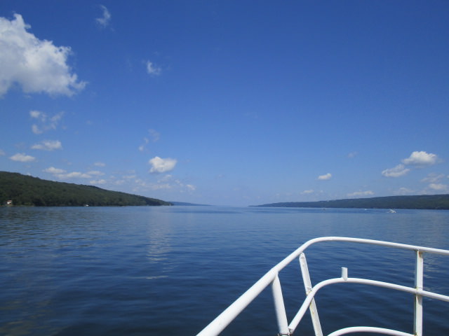shoreside views view over the bow
