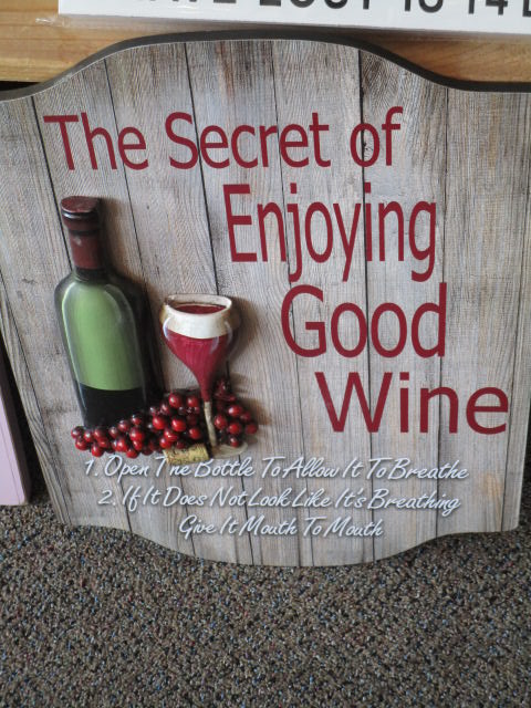 the secret of enjoying good wine