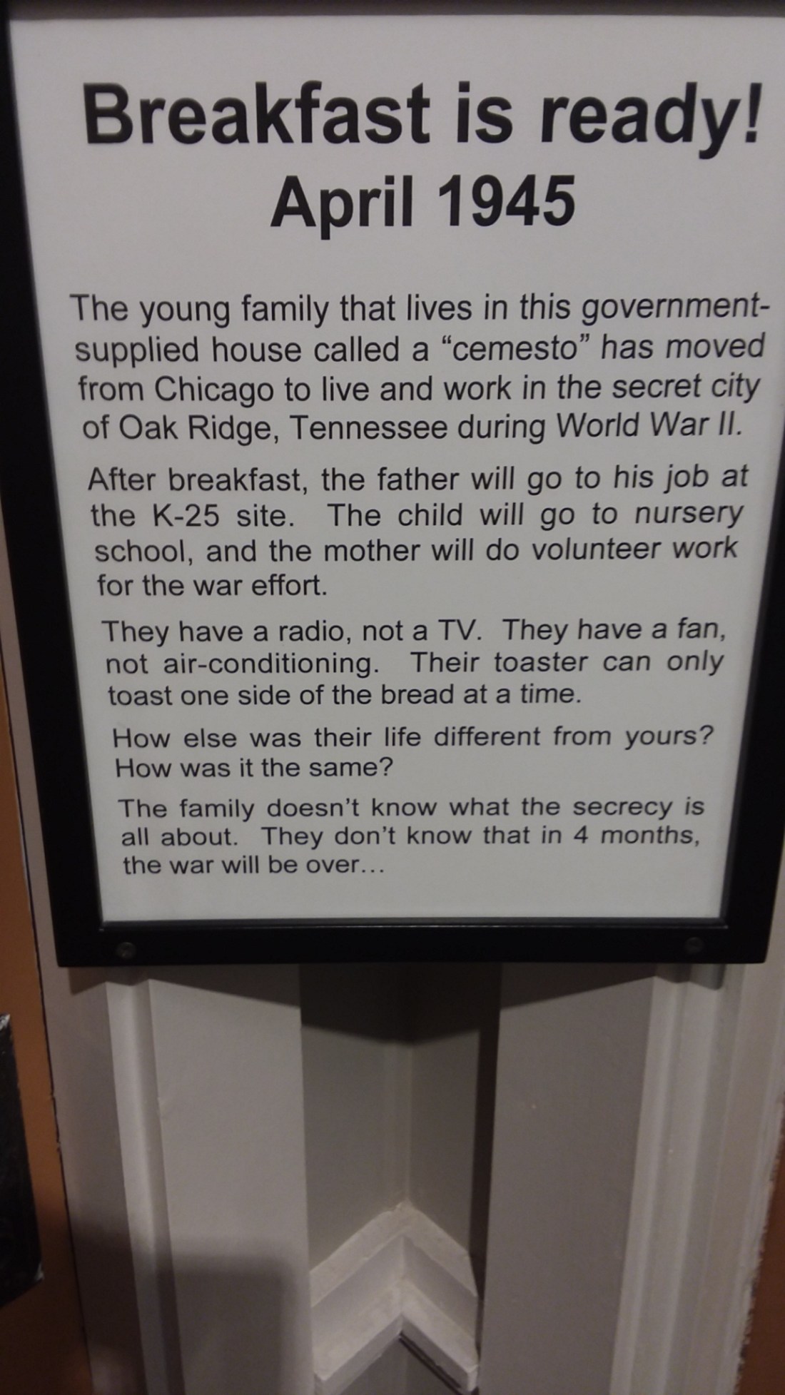 cemesta house breakfast is ready explained