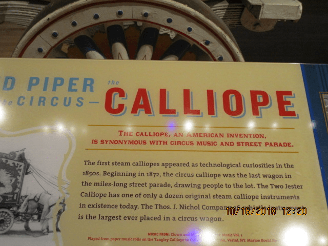 circus parade calliope described