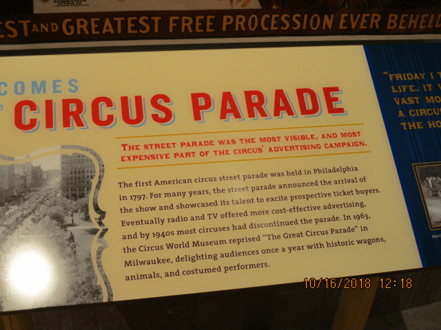 circus parade described
