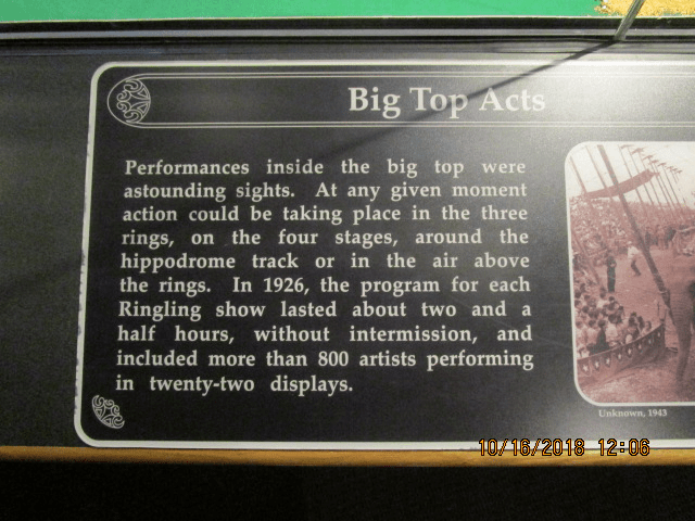 n. big top acts described