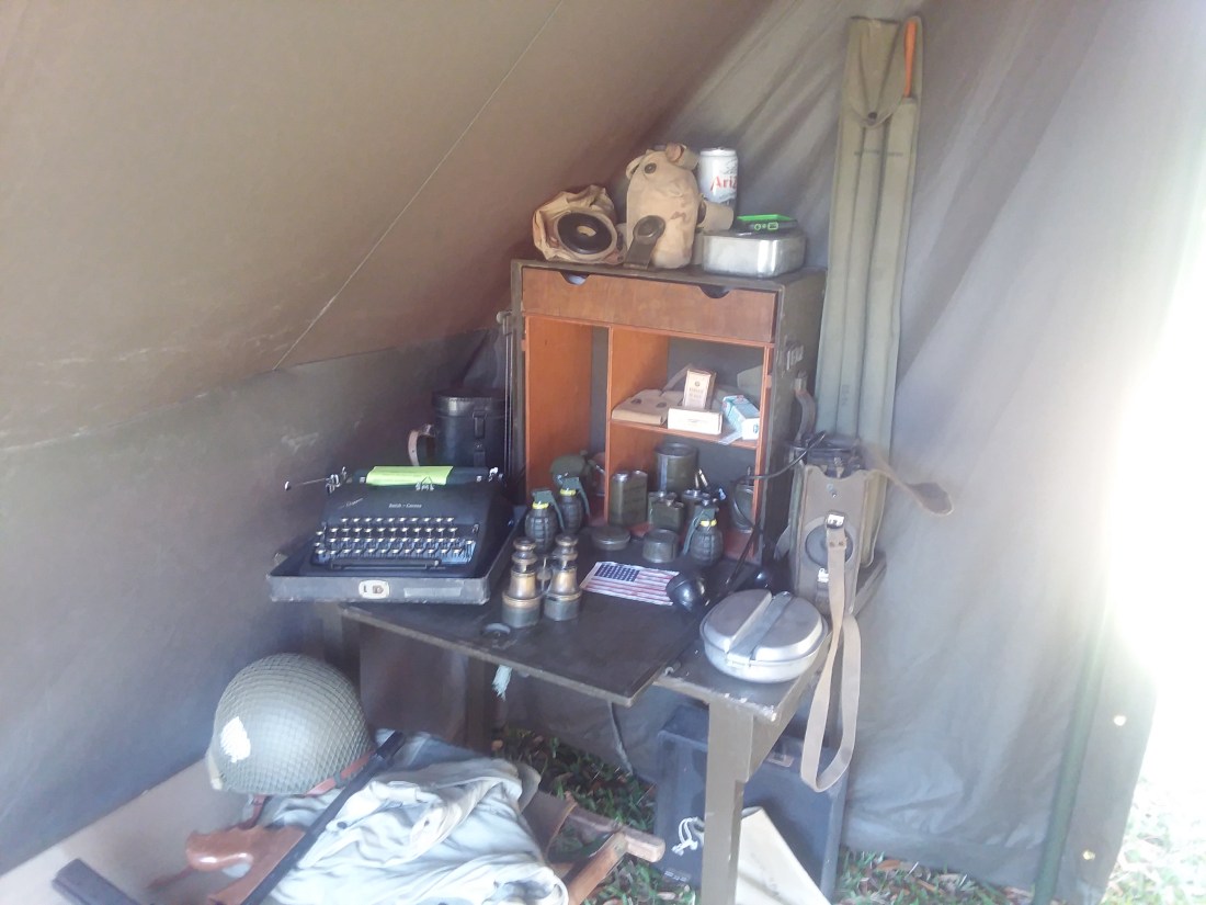 American Encampment Typicall Tent Inside