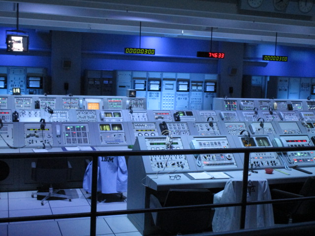 12 Apollo Saturn Theater Exhibit Portion of Original Lunch Control Room