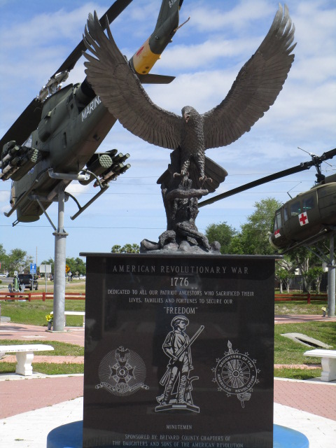 Outside Memorial Plaza mon 1