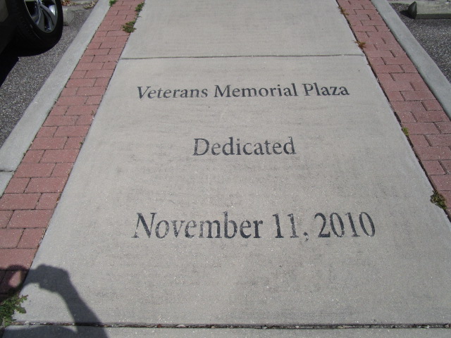 Outside Memorial Plaza