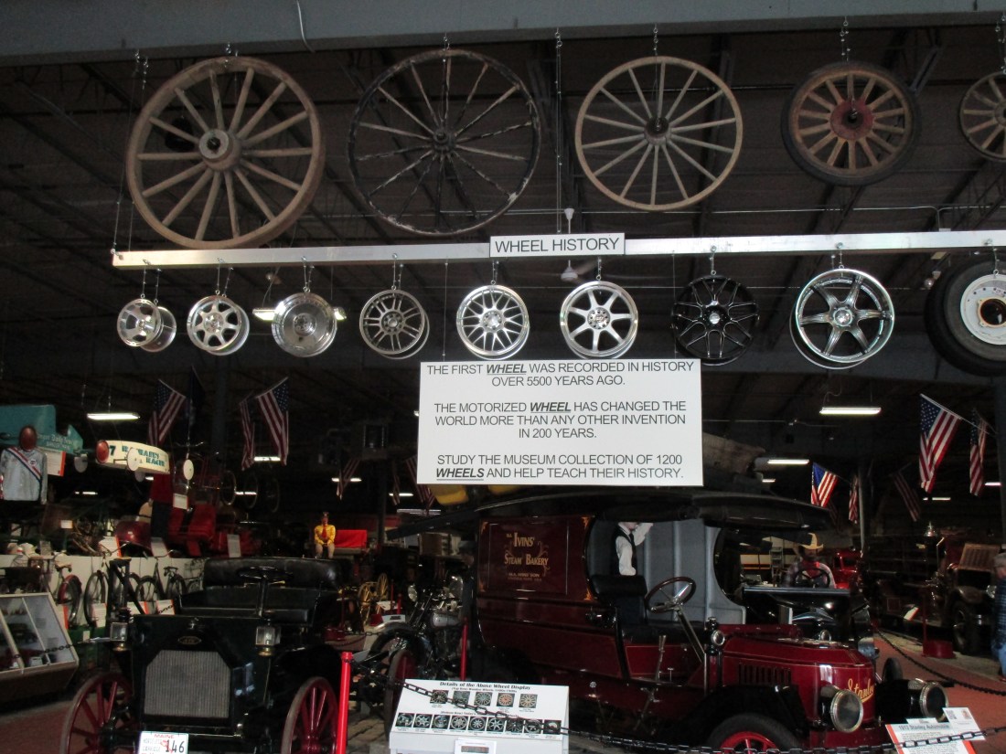 Cole Museum Wheels Display